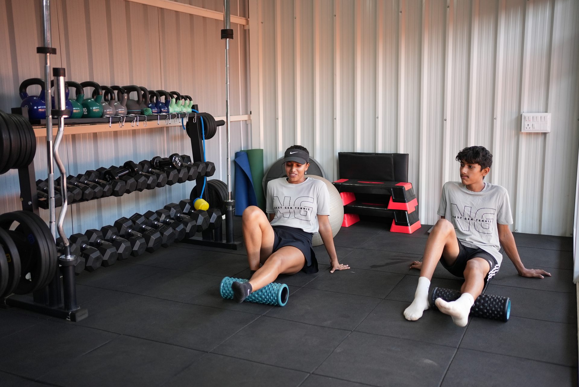 Training and recovery space at the academy